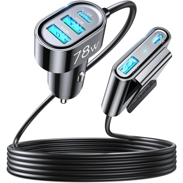 Joyroom 5-in-1 Car Charger Fast USB-C Car Charger 78W