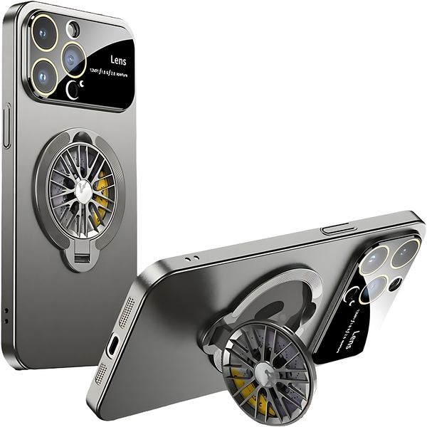 Gyroscope 360° Rotation Magnetic Stand Case With Camera Protection - iCase Stores