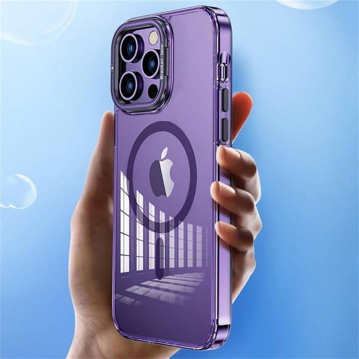 Transparent Magnetic Phone Case With Holder - iCase Stores