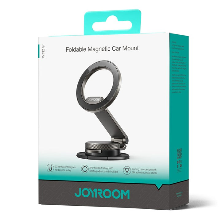 Joyroom Foldable Magnetic Phone Holder for Car Dashboard Zinc Mount - iCase Stores