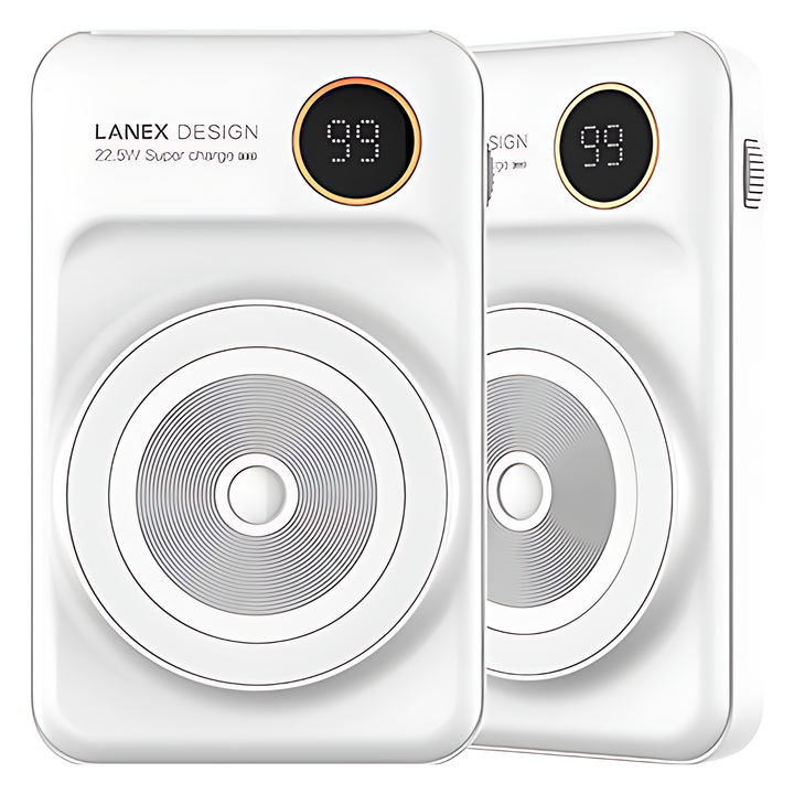 Lanex Wireless Power Bank With Built In 2 Cables 10000mAh - iCase Stores