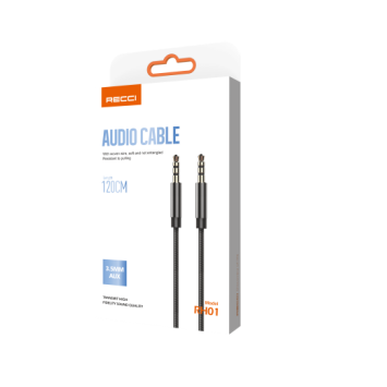 Recci Audio Cable 3.5mm Aux 120cm - iCase Stores