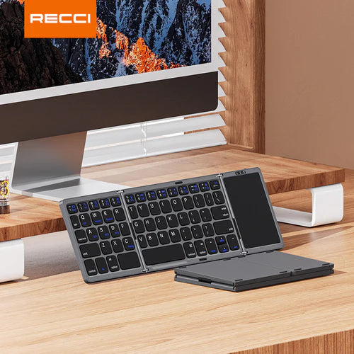 Recci Triple Folding Touch Bluetooth Keyboard - iCase Stores