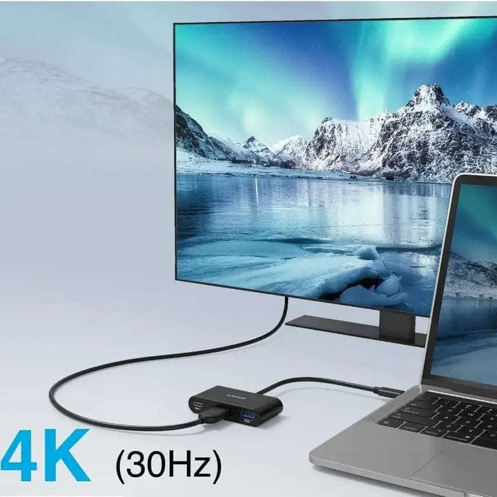 Anker 3-In-1 Multi Function Hub USB-C - iCase Stores