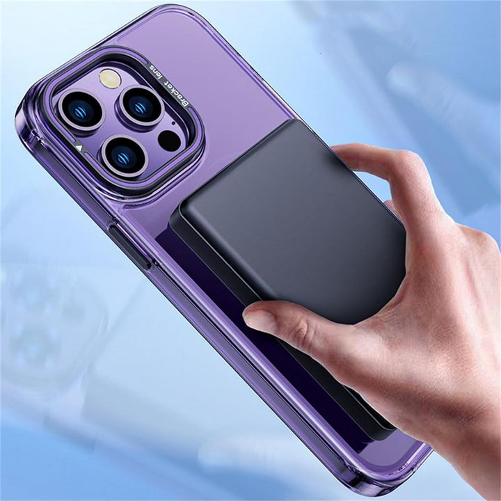 Transparent Magnetic Phone Case With Holder - iCase Stores