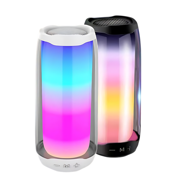 Mini Speaker 3D Full Screen Wireless Waterproof Smart Colorful Lights