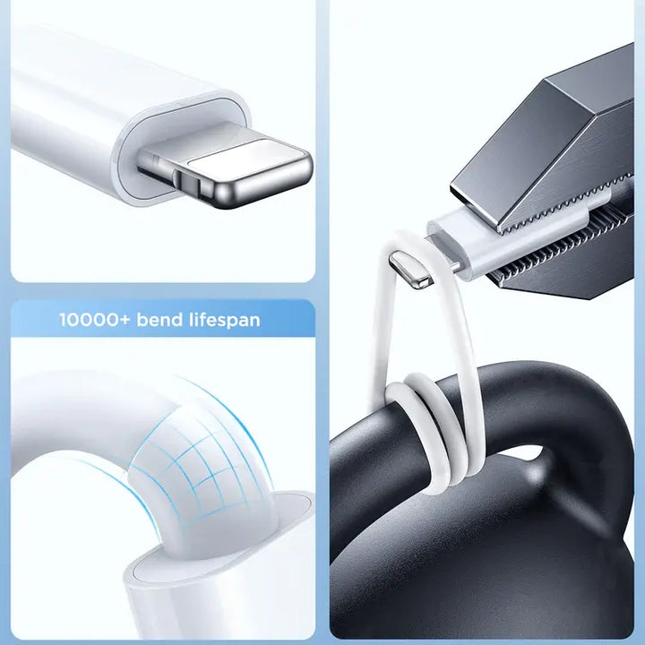 Joyroom 3-in-1 iP Watch Magnetic Charging Cable 1.2m - iCase Stores