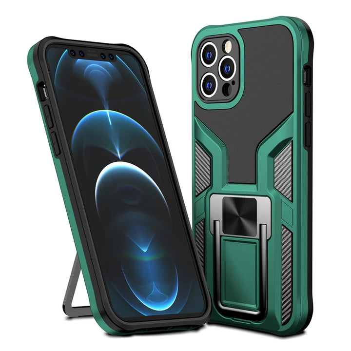 Armor Magnetic Shockproof Case with Foldable Holder - iCase Stores