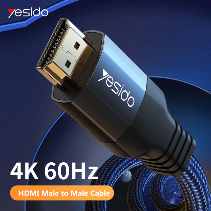 Yesido HDMI Cable Nylon Braided 4K Ultra HD - iCase Stores