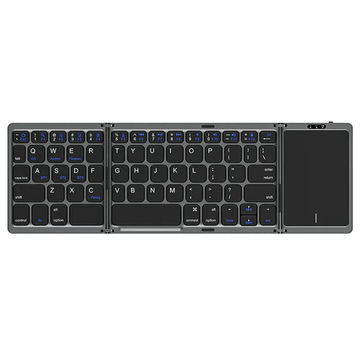 Recci Triple Folding Touch Bluetooth Keyboard - iCase Stores