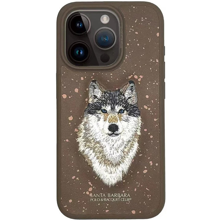 Santa Barbara Leather Savana Series Wolf Back Cover - iCase Stores