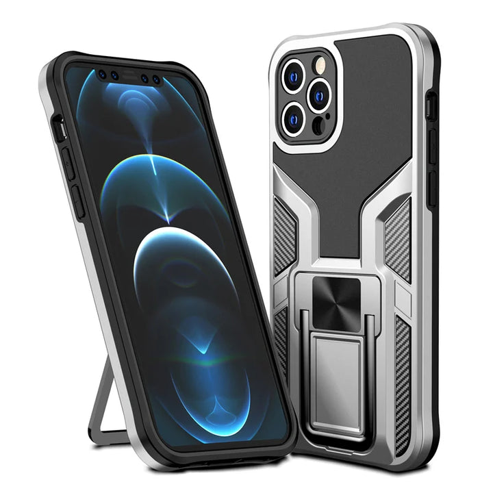 Armor Magnetic Shockproof Case with Foldable Holder - iCase Stores