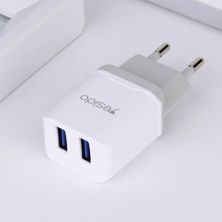 Yesido Mini Size 2 USB Ports Travel Charger - iCase Stores