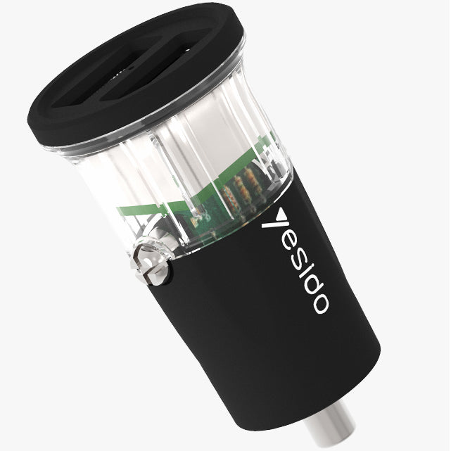 Yesido double USB port Fast car charger 3.4A - iCase Stores