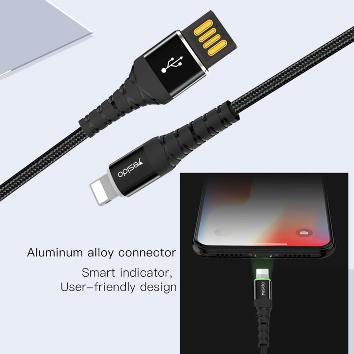 Yesido Double Side Plug with Led Light 2.4A - iCase Stores