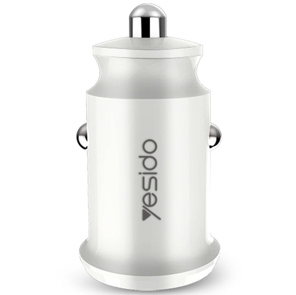 Yesido Mini Car Charger With Dual USB Port 2.4A - iCase Stores