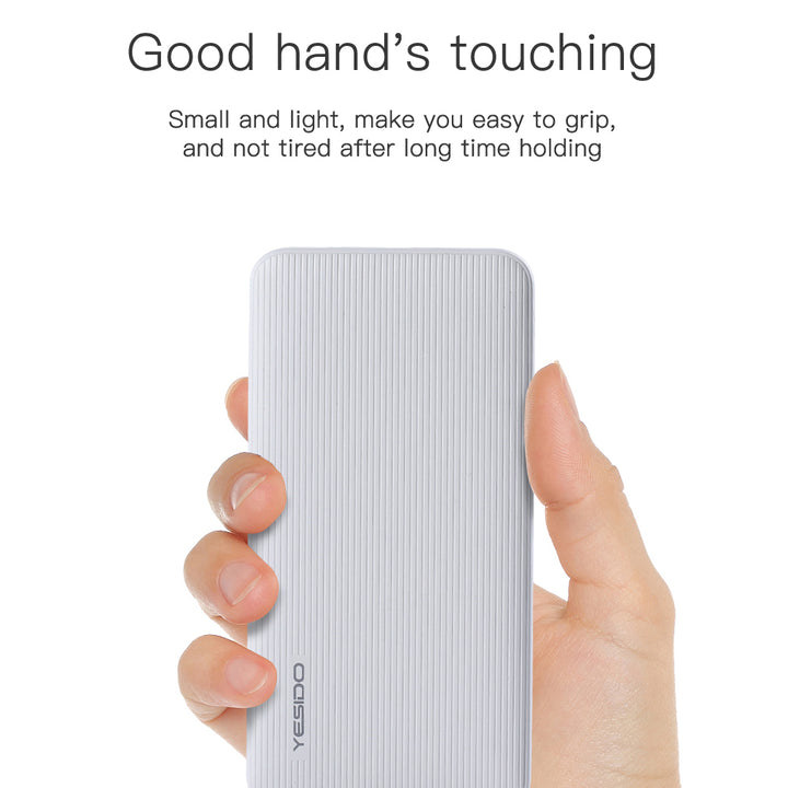 Yesido power Bank With 2 USB 10000mAh - iCase Stores