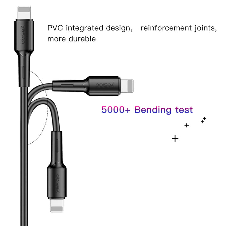 Yesido 3 in 1 USB Data cable 1m - iCase Stores