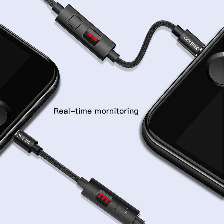 Yesido Timing Cut Off Data Cable 1.2m - iCase Stores