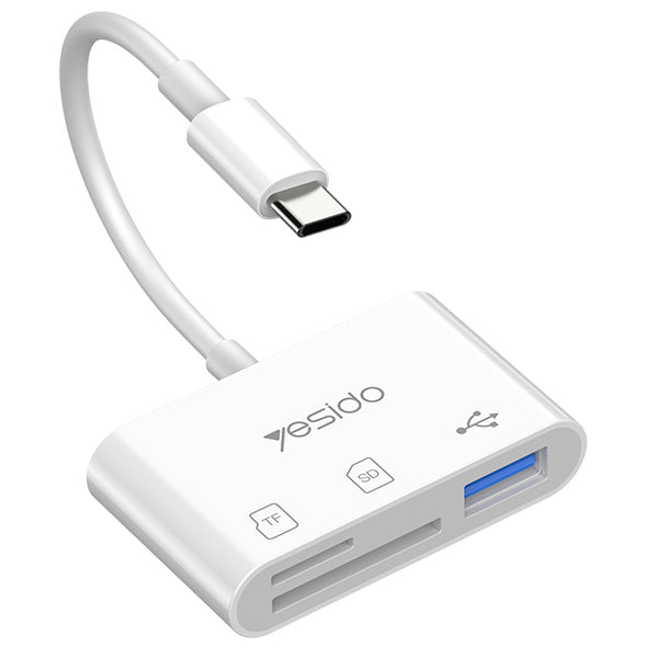 Yesido OTG Adapter Type-C To USB 3.0 SD & TF Card - iCase Stores