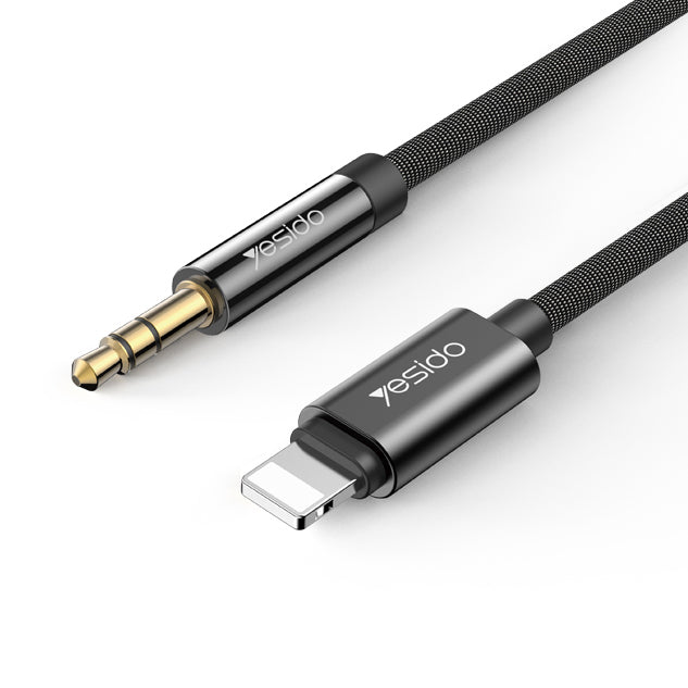 Yesido Aux Adapter Lightning 3.5mm Audio Cable - iCase Stores