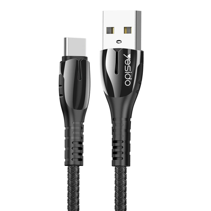 Yesido Metal Data Cable with Led light 2.4A - iCase Stores