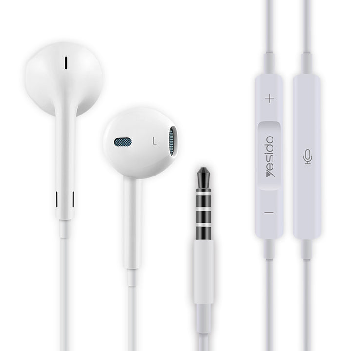 Yesido Noise Cancelling Earphones With Microphone - iCase Stores