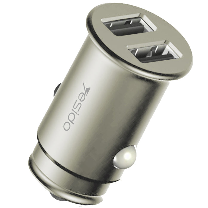 Yesido Mini Dual USB Port Car Charger - iCase Stores