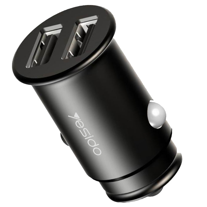 Yesido Mini Dual USB Port Car Charger - iCase Stores