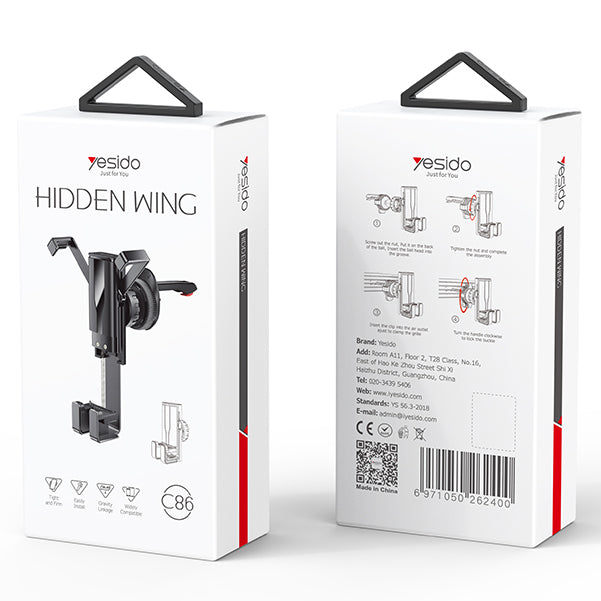 Yesido Hidden Wing Mobile Car Holder - iCase Stores