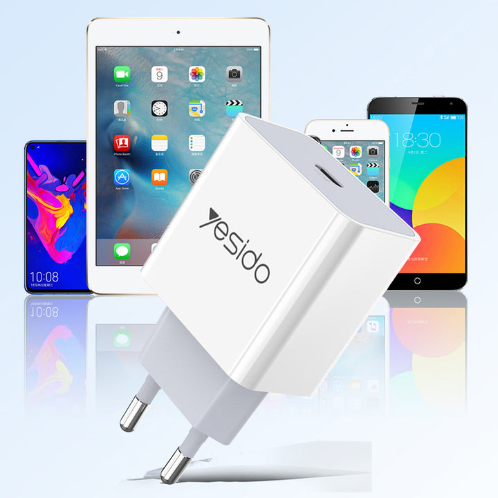 Yesido Fast Charging Type-C Port Wall Charger 20W - iCase Stores