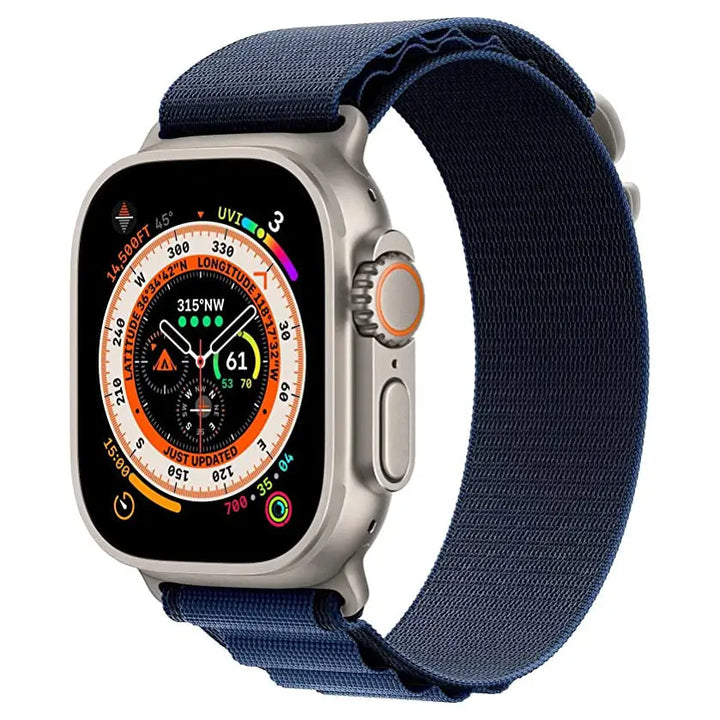 Alpine Loop Apple Watch Band - Blue - iCase Stores
