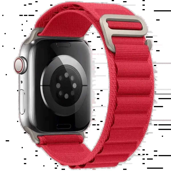 Alpine Loop Apple Watch Band - Red - iCase Stores