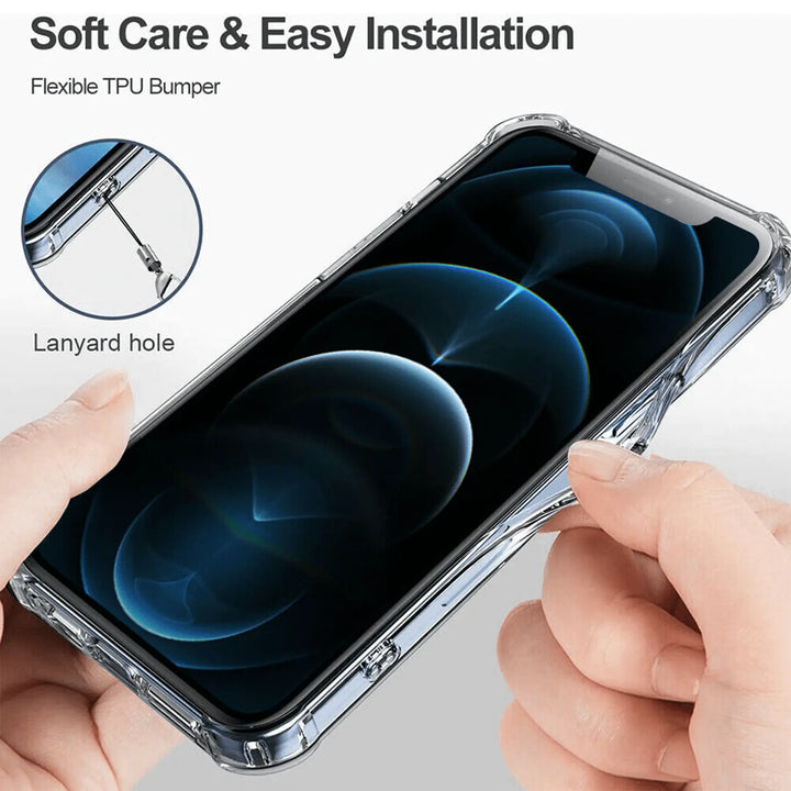 Anti-Shock Clear Protective Case - iCase Stores