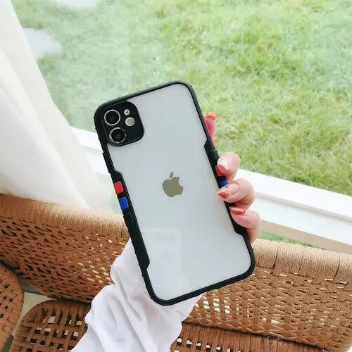 Anti-Slip Transparent Shockproof Case - iCase Stores