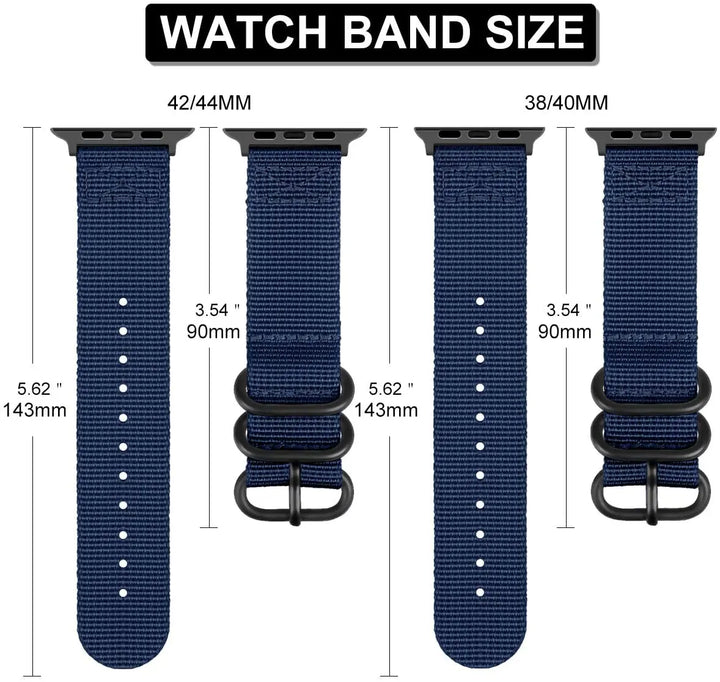 Breathable Woven Nylon Sport Strap for Apple Watch - iCase Stores