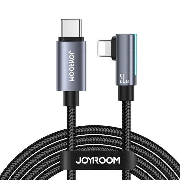 Joyroom Type-C to Lightning Right Angle Fast Charging Data Cable 1.2M - iCase Stores