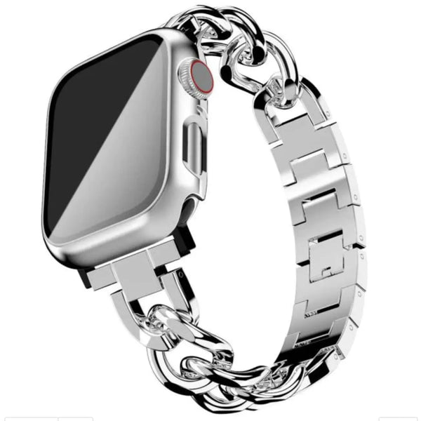 Chains Stainless Steel Bracelet for Apple Watch - iCase Stores