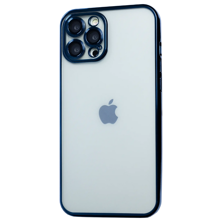 Clear Luxury Plated Silicone Case - iCase Stores