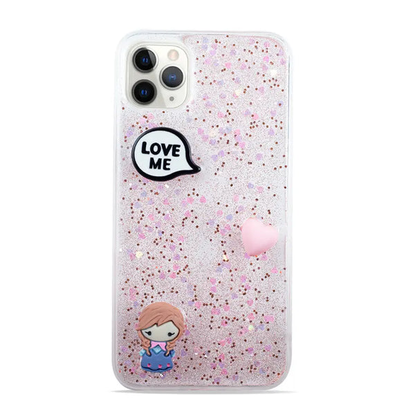 Cute Glitter Clear Case - iCase Stores