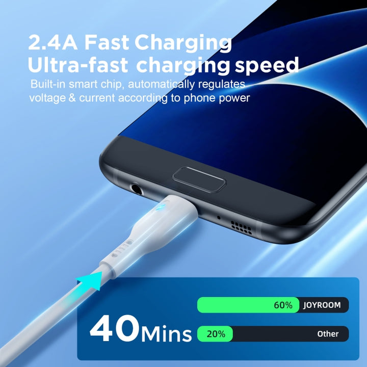 Joyroom Fast Charging Data USB to Micro Cable 2m / 2.4A - iCase Stores