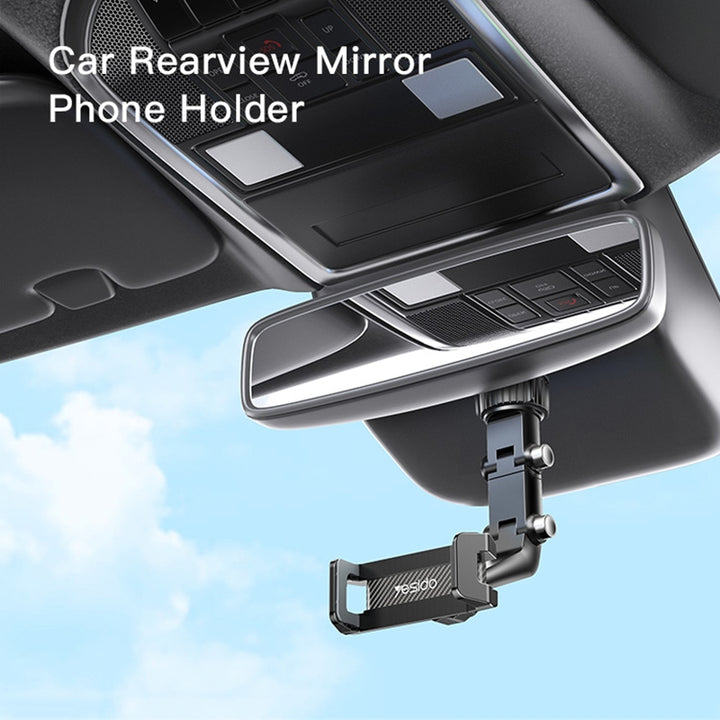 Yesido Multifunctional Car Rear View Mirror Phone Holder - iCase Stores