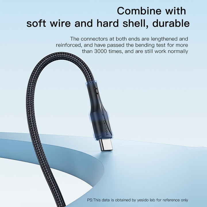 Yesido Type-C To Lightning Data Sync Charging Cable 1.2M - iCase Stores