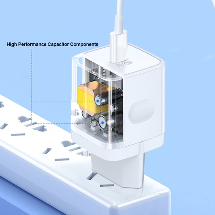 Yesido Type-C Port Mini Travel Fast Charger 20W - iCase Stores