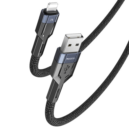 Yesido Data Transfer & Charge Cable 2.4A - iCase Stores