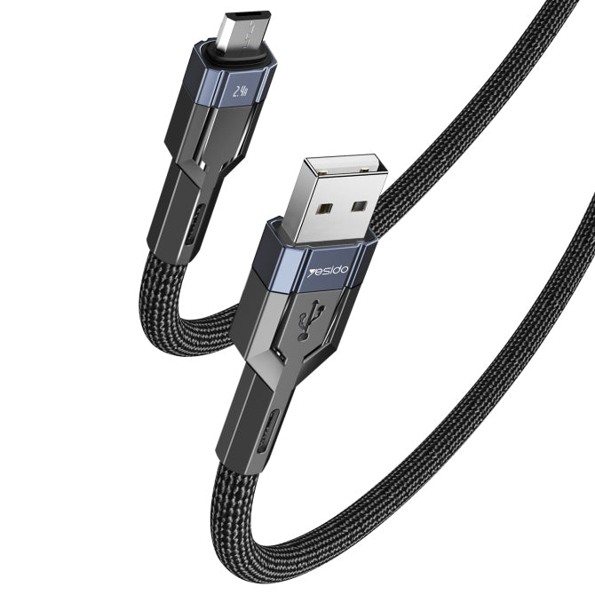 Yesido Data Transfer & Charge Cable 2.4A - iCase Stores