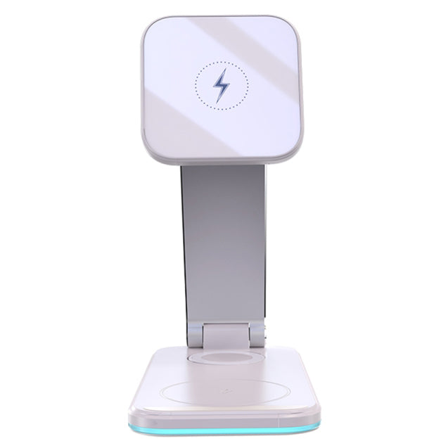 Yesido 3 in 1 Foldable Desktop Wireless Fast Charging Stand 15W - iCase Stores