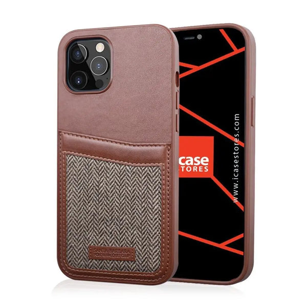 Fabric and Genuine Leather Case - iCase Stores