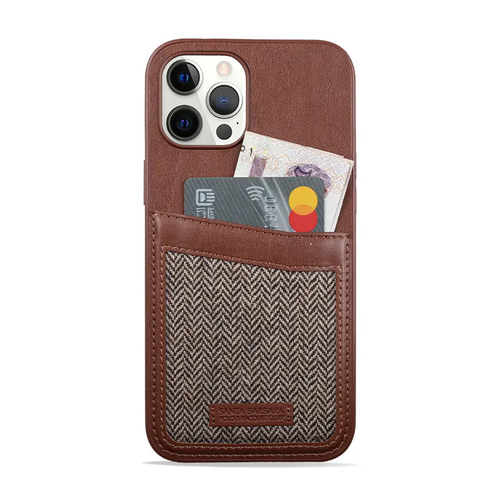 Fabric and Genuine Leather Case - iCase Stores