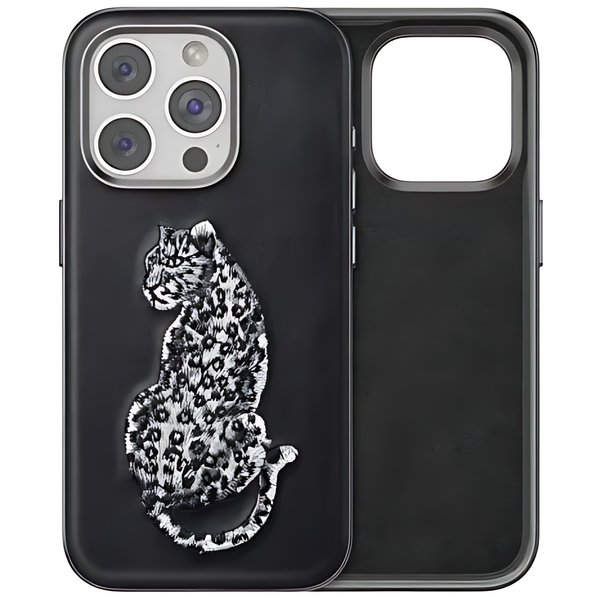 Puloka Leather Leopard Case